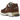 New Balance 2002R Rich Oak Dark Mushroom sneakers i vinkelret visning med brun ruskind overdel og mørke detaljer