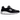 New Balance 990v2 MiUSA Black Grey sneakers i vinkelret profil med sort ruskind, grå mesh og hvid sål