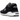 New Balance 990v2 MiUSA Black Grey sneakers i vinkelret profil med sort ruskind, grå mesh og hvid mellemsål