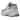 New Balance 2002R Grey sneakers i vinklet visning med grå overdel i mesh og ruskind samt snørebånd