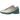 New Balance 1906W New Spruce Light Sparrow sneakers i vinkelret visning med grøn mesh overdel og hvide snørebånd