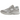 New Balance 2002R Rain Cloud Grey Matter White Green sneakers i vinklet profil med grå mesh, hvide snørebånd og grønne detaljer
