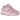 New Balance 9060 Pink Overdye sneakers i vinkelret visning med pink ruskind og åndbar mesh overdel samt chunky gummisål