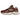 New Balance 9060 Rich Oak sneakers i vinklet visning med brun ruskind og chunky gummisål