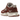 New Balance 9060 Rich Oak sneakers i et vinklet udsnit med brun ruskind og chunky gummisål