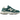 New Balance 9060 New Spruce Angora sneakers i vinkelret visning med grøn mesh og beige ruskind