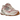 New Balance 9060 Rose Pink sneakers i sideprofil med lyserød mesh overdel, ruskind og chunky soksål med lilla detaljer