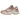 New Balance 9060 Rose Pink sneakers i vinkelret visning med lyserød mesh og ruskind overdel samt chunky sula