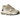 New Balance 9060 Beige Cream sneakers i vinklet profil med beige mesh og cremefarvede rusindsatsdetaljer samt tyk gummisål