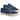 Vans Old Skool 36 LX Souvenir Navy sneakers i sideprofil med mørkeblå overdel, hvide syninger og klassisk hvid gummisål