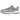 Nike Air Zoom Spiridon SP Metallic Silver Blue sneakers i sideprofil med sølvfarvet mesh, blå detaljer og hvid mellemsål