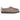 UGG Tasman Biarritz Slipper Rocky Oak sneakers i et vinklet set med brun ruskindsoverdel og broderet kant på hælen