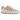 UGG CapTrail Low Light Beige sneakers i sideprofil med lys beige ruskind overdel, snørebånd og slidstærk gummisål