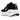Nike Vomero Plus Black White sneakers i vinklet profil med sort overdel, hvid sål og klassisk swoosh logo på siden