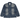 Billionaire Boys Club Denim Jungle Fatigue Stonewash Blue sneakers sideprofil med slidt blå denim og hvide snørebånd