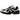 ASICS Gel-1130 Black Cream sneakers i sideprofil med sorte og cremeformededetaljer, åndbar mesh-overdel og snørebånd.