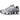Nike Shox TL Metallic Silver sneakers i vinkelret visning med skinnende sølvfarvet overdel, karakteristiske støddæmpere og snørebånd