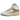 Jordan 2 Retro Craft Sunset Haze sneakers i en vinkel med lys overdel, hvide snørebånd og slidstærk gummisål