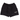 Fear of God Essentials Classic Sweatshort Jet Black sneakers sideprofil i sort bomuld med elastisk linning og hvidt logo