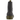 Dr Martens Pascal Black Virginia sneakers i sideprofil med sort tumbled læder, gule syninger og gul-sort hælstrop