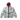 Palace x Nike England Dri-FIT Academy Anthem Jacket Pewter Grey/Bright Crimson/Black sneakers sideprofil med lynlås og logo