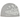 Broken Planet Logo Nylon Beanie Heather Grey sneakers sideprofil med gråt nylonmateriale og broderet logodetalje