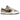 Nike Dunk Low Pegasus Pack Linen Phantom sneakers i vinkelret visning med lysebrunt læder, hvide snørebånd og slidstærk gummisål