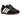 Adidas Taekwondo Black White sneakers set fra siden med sort overdel i laeder, hvide striber og slim fit design