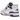 New Balance 550 White Purple sneakers i sideprofil med hvid læderoverdel, lilla detaljer og klassisk snøring