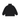 Carhartt Danville Jacket Black / White sneakers i frontview med sort og hvidt design samt lynlås