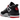 Jordan Spizike Low Black Cement sneakers i sideprofil med sort læderoverdel, ikonisk elefantprint og rød hældetalje