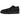 Jordan 4 RM Black Cat sneakers i en flot vinkelvisning med sort overdel i ruskind, matchende snørebånd og signaturdetaljer