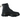 Dr Martens Tarik Black sneakers i en flot sideprofil med sort læderoverdel, gule syninger og slidstærk gummisål