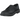Dr Martens 1461 Mono Black sneakers i sideprofil med sort glat læderoverdel, matchende sål og tone-i-tone snørebånd