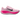 Nike Vomero Plus Pink Foam Hyper Pink sneakers i sideprofil med lyserød overdel, hvid mellemsål og klassiske snørebånd