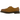 Dr Martens 1461 Tumbled Nubuck Desert Brown sneakers sideprofil i brunt nubuklæder med gule syninger og snørebånd