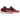 Air Jordan 1 Low 'Reverse Bred' sneakers i et klassisk sideprofilvisning med rød læderoverdel, sort swoosh og hvid mellemsål