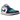 Jordan 1 Low Rare Air sneakers i et klassisk sideprofil med hvid læderoverdel, sorte overlays og rød swoosh