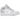 Jordan 1 Mid Grey Camo sneakers i sideprofil med grå læderoverdel, hvid mellemsål og camouflagemønstret swoosh