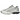 ASICS Gel-Kinetic Fluent Seal Grey Pure Silver sneakers i vinkelret visning med grå mesh overdel og sølvdetaljer samt snørebånd