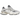 New Balance 9060 Sea Salt Castlerock sneakers i vinkelret visning med hvid mesh, grå ruskind og chunky gummisål