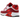 Nike Air Max 90 Peony Light Crimson sneakers i sideprofil med lyserød mesh-overdel, hvid mellemsål og rød swoosh-logo synlig