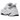 Nike M2K Tekno Cool White sneakers i vinklet visning med hvid læderoverdel, chunky sål og karakteristiske detaljer