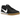 Nike Gato Black White Gum sneakers i sideprofil med sort læderoverdel, hvid swoosh og klassisk gummisål