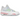Jordan 4 Retro Valentine's Day sneakers i en flot vinkel med rød læderoverdel, hvide snørebånd og synlig Air-enhed i sålen