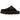 Dr Martens Zebzag Mule Black E.h Suede sneakers i en vinklet profil med sort ruskindsoverdel og karakteristisk gule syninger
