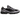 ASICS Gel-NYC Black Cement Grey sneakers i vinkelret visning med sort mesh overdel, grå detaljer og snørebånd