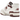 New Balance 550 Sea Salt Burgundy sneakers i sideprofil med hvid overdel i læder, bordeaux detaljer og snørebånd