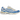 ASICS Gel-NYC White Blue Coast sneakers i vinklet profil med hvid mesh-overdel, blå detaljer og snørebånd
