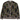 Carhartt WIP Merton Cardigan Camo Duck Jacquard, Grey sneakers i vinkelvisning med gråt kamuflage jacquardmønster og knaplukning
